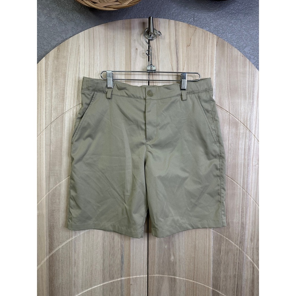 Under Armour Kids YXL Tan Golf Shorts‎ Athletic Casual Youth Boys
